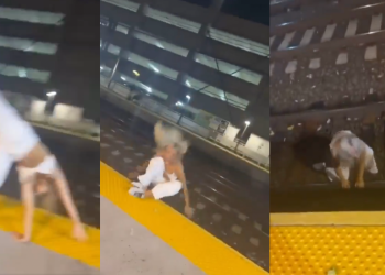 Jovem cai em linha do metro durante gravação de vídeo para o TikTok