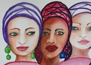 Pintura de Manuela Reis em homenagem “às Mulheres Guerreiras e ao mês rosa” vai ser sorteada em Torres Vedras