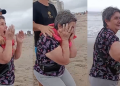 Vídeo: Mulher vê mar pela primeira vez aos 72 anos e emociona-se