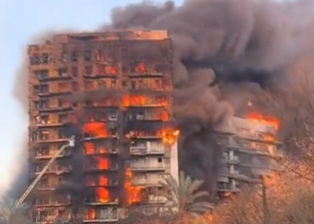 Incêndio em Valência já provocou quatro mortes e 14 desaparecidos