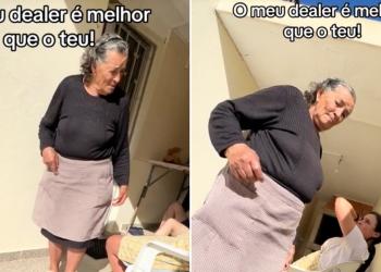 Vídeo: Avó torna-se viral com o velho método de “passar a nota” ao neto