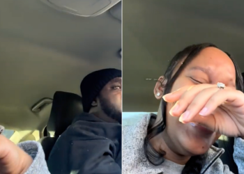 Vídeo: Pai chora após deixar filho no primeiro dia de escola e mulher tem ataque de riso