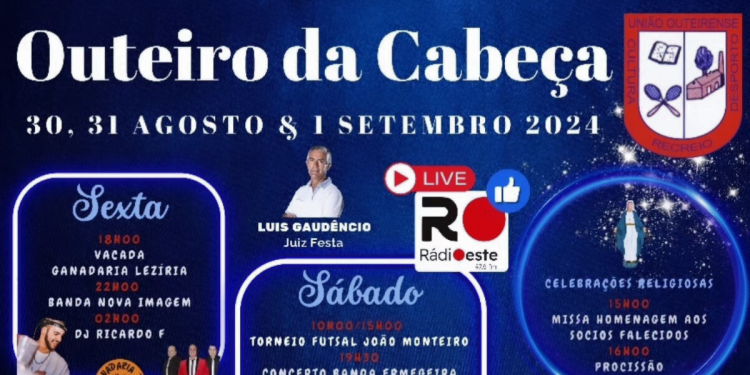 A RádiOeste vai estar nas Festas do Outeiro da Cabeça