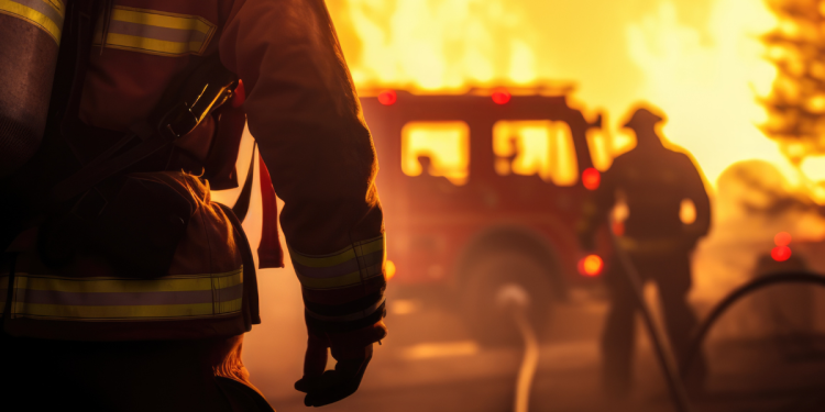 Chamas consomem viatura dos bombeiros e matam duas mulheres e um homem