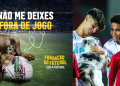 Cães para adoção entram em campo com jogadores do Aves SAD