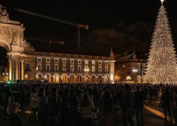 Inauguração das Luzes de Natal, em Lisboa, a 23 de novembro